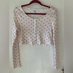 PacSun flowered crop